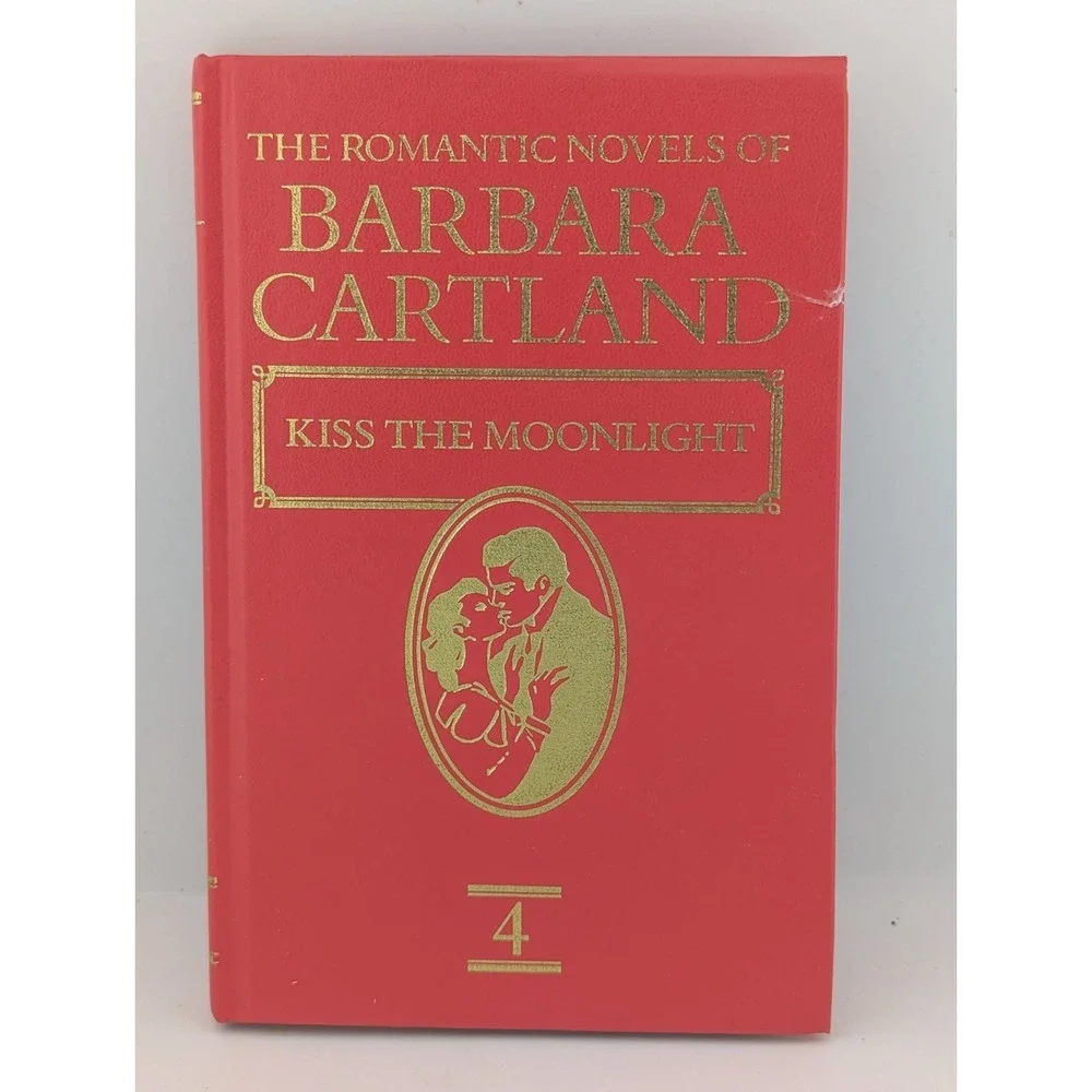 1st Ed. 1977 Romantic Novels of Barbara Cartland KISS The MOONLIGHT Book 4